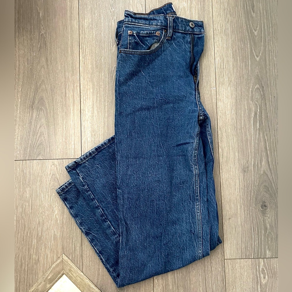 Abercrombie & Fitch High Rise Blue Jeans